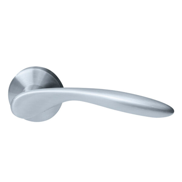 Maniglia Meganisi in cromo satinata