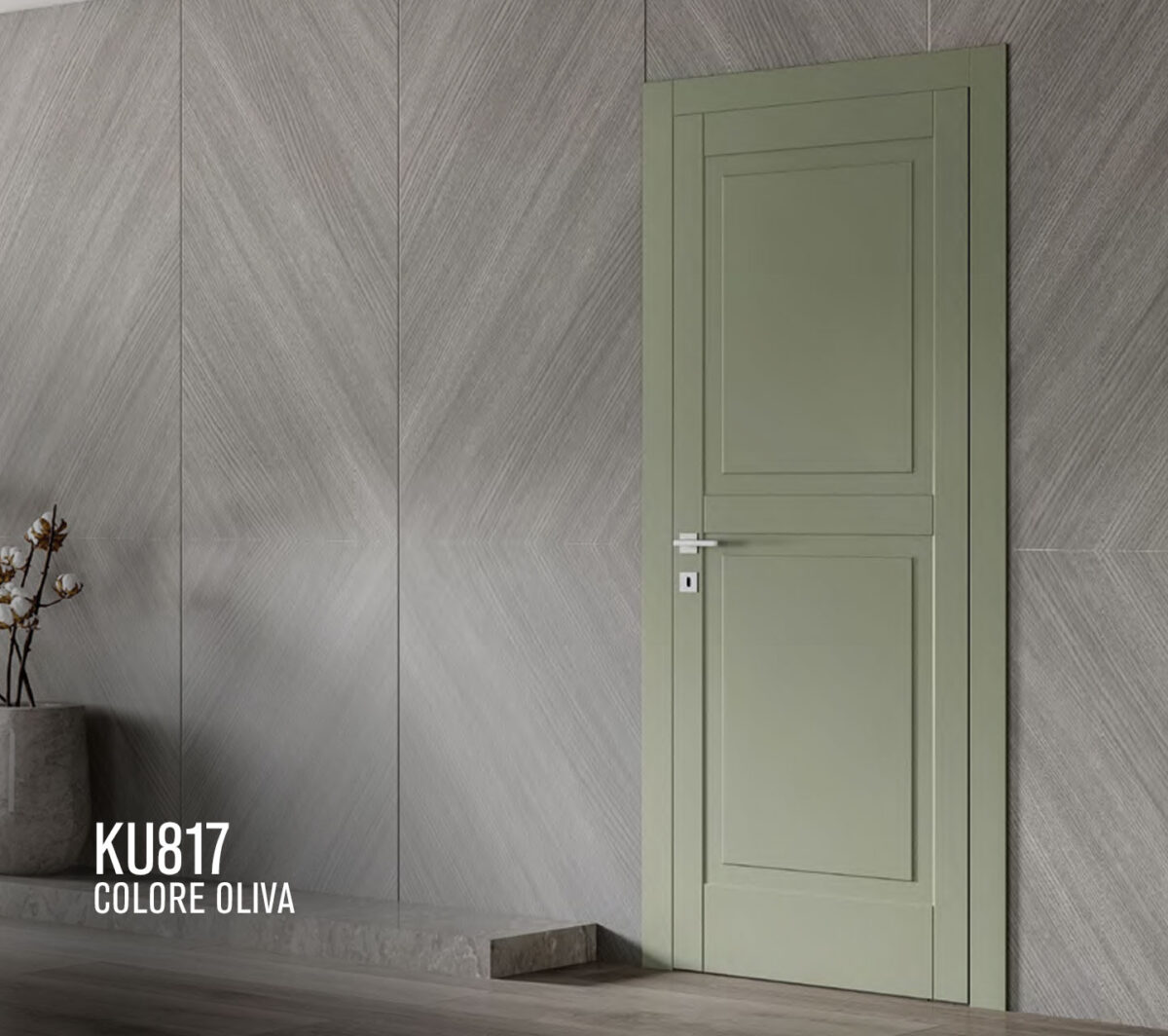 Porta laccata Oliva KU817