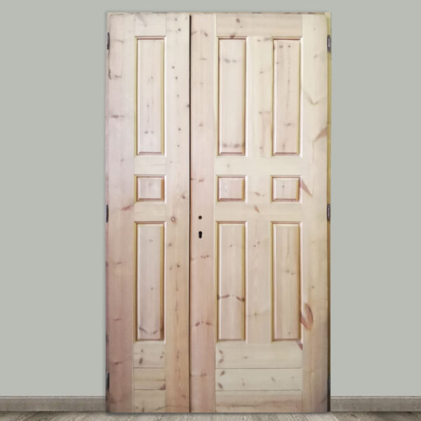 Portone artigianale grezzo doppia anta