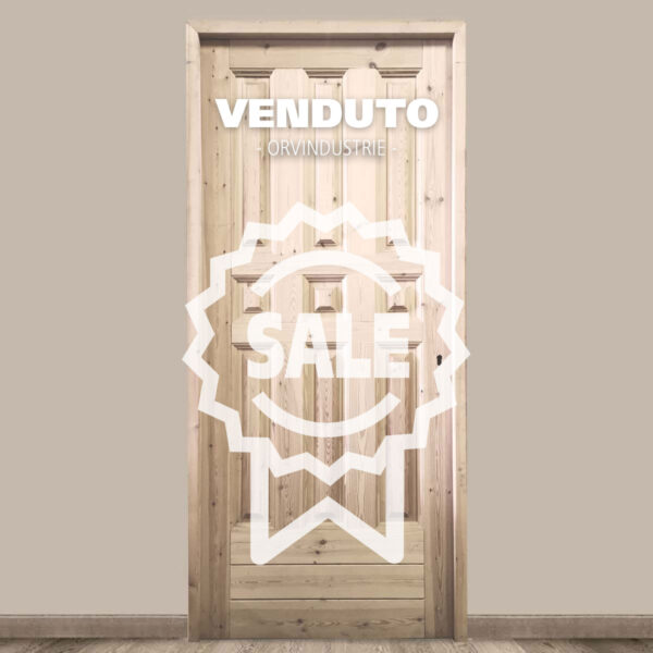 Portone grezzo ad un anta