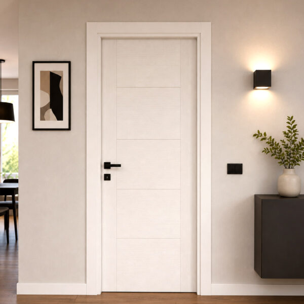 Porta laccata effetto legno modello America 4