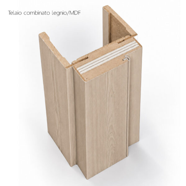 Telaio combinato legno MDF Larice Sabbia