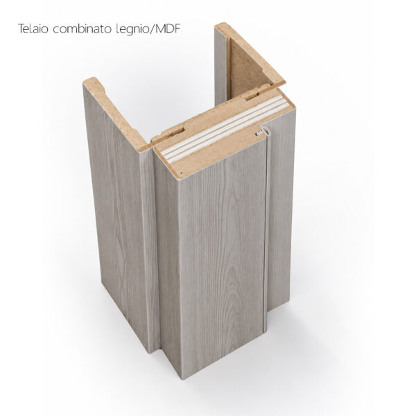 Telaio combinato legno MDF Larice Grey